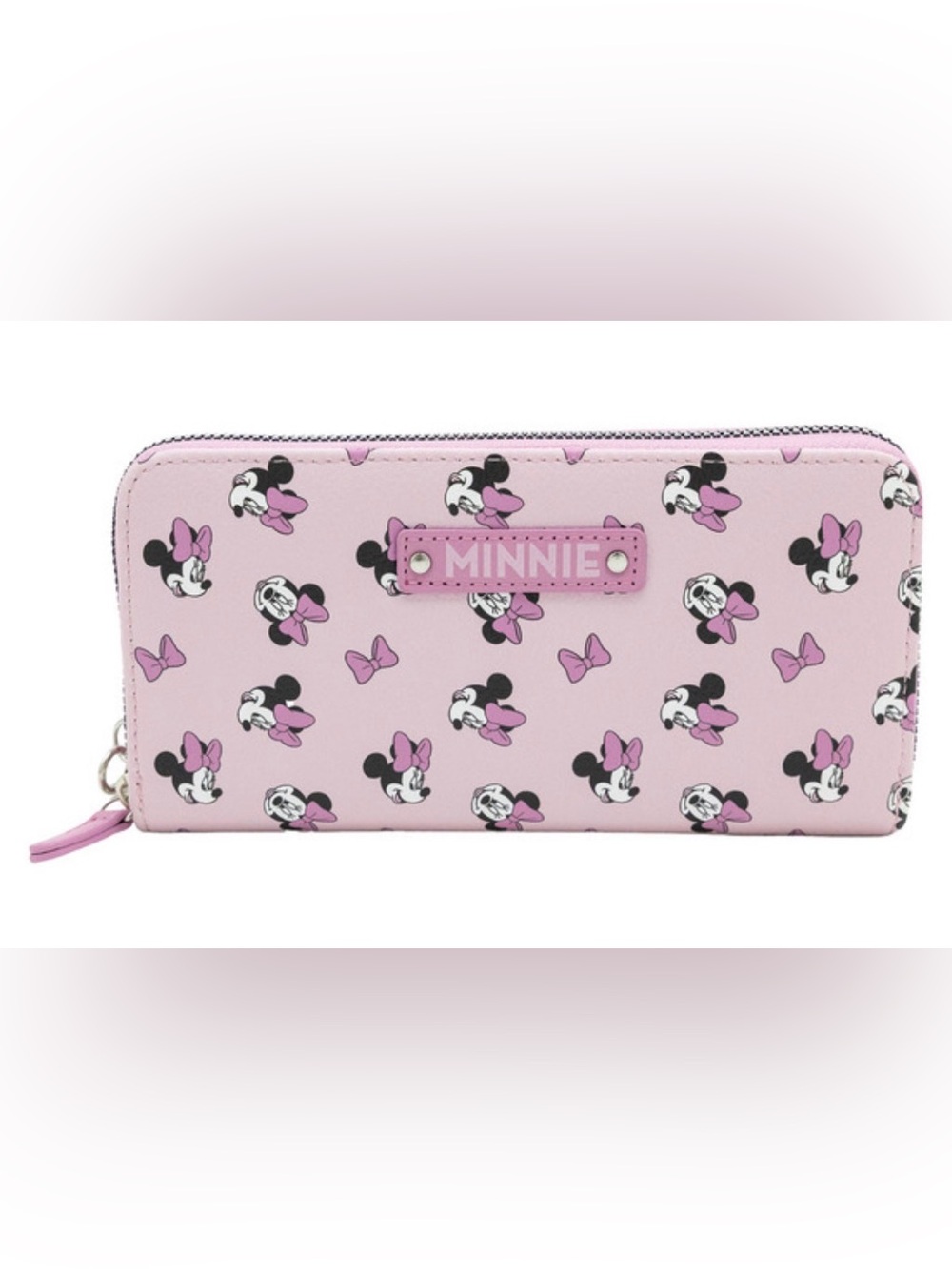 NWT Minnie Mouse Pink Zip Around Wallet